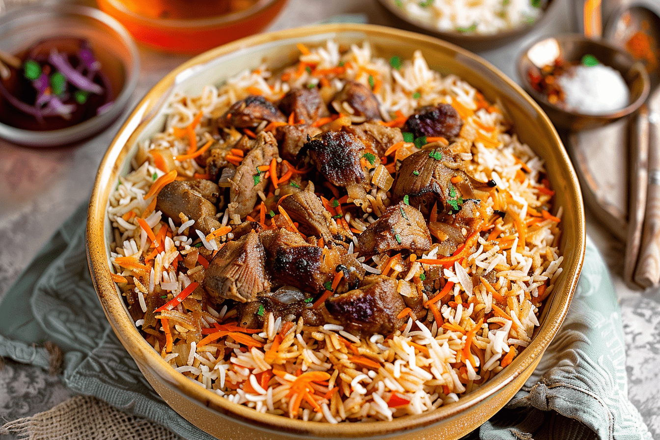 riz afghan qabuli palaw