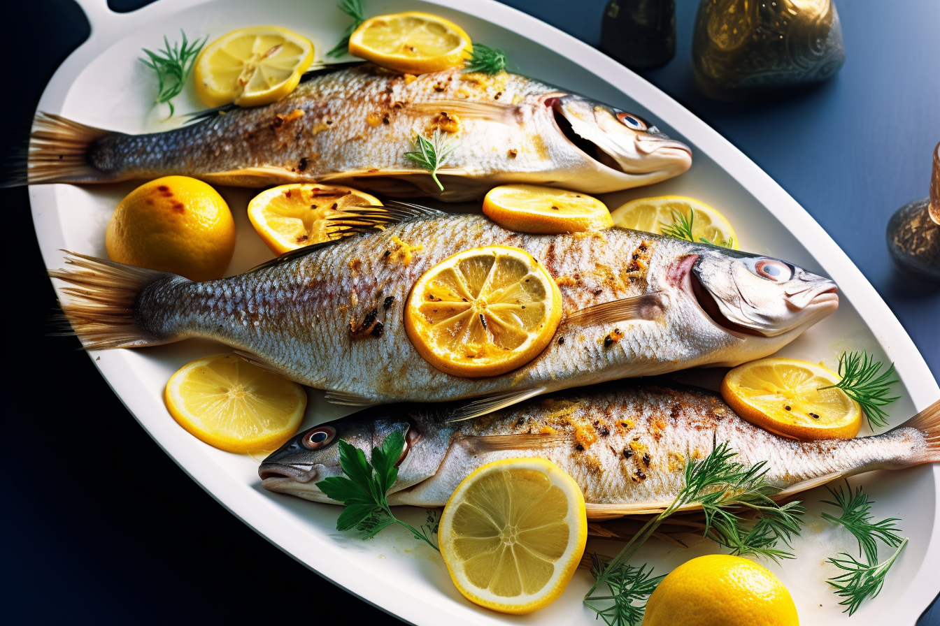 daurade au four citron