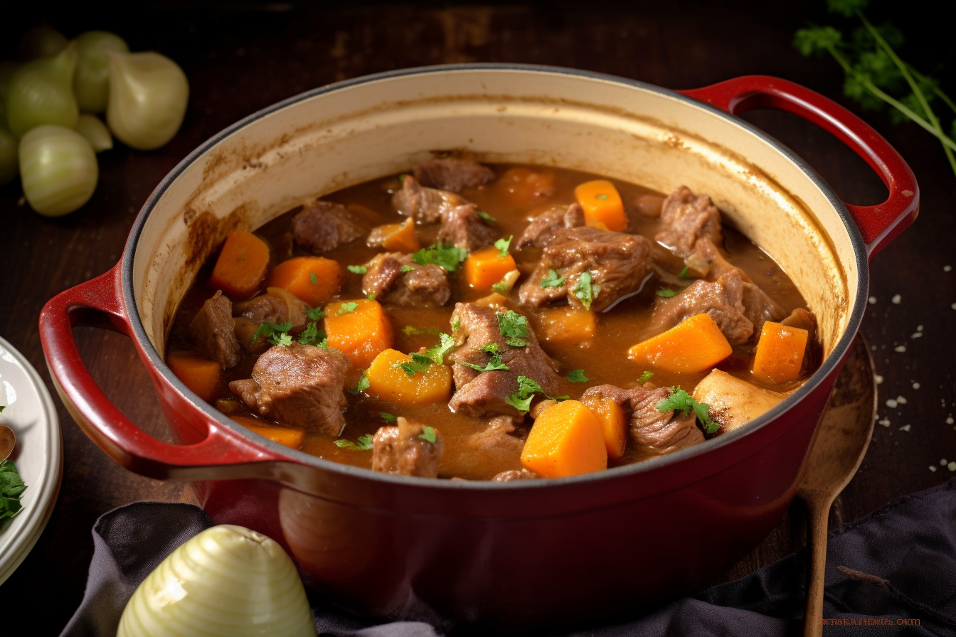 ragoût d'agneau avec carottes