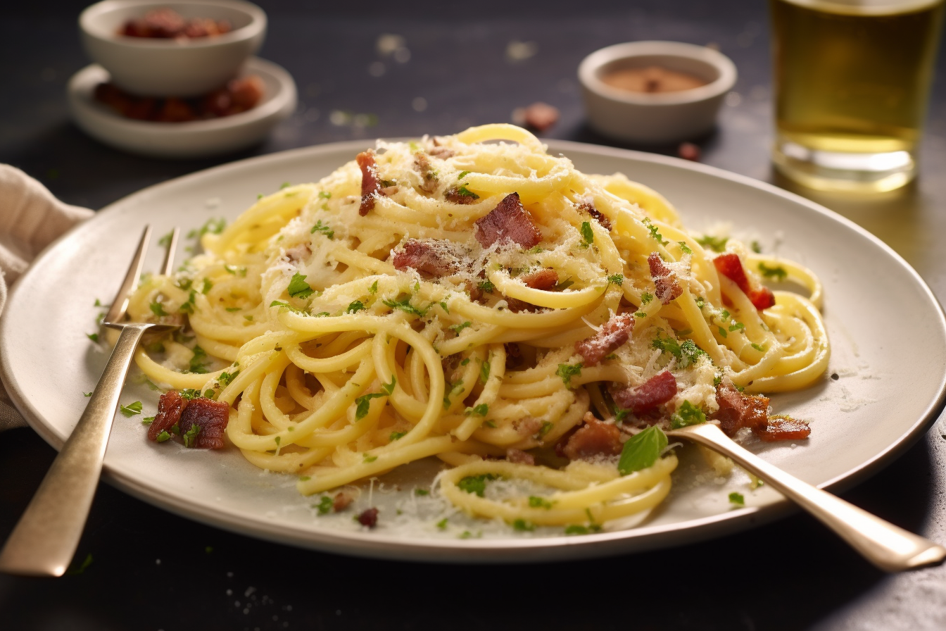 pates carbonara