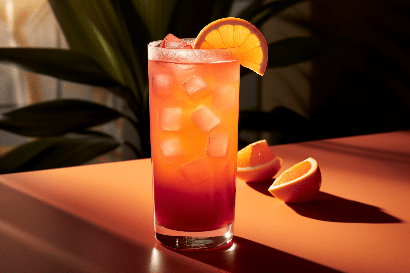 cocktail mezcal sunrise