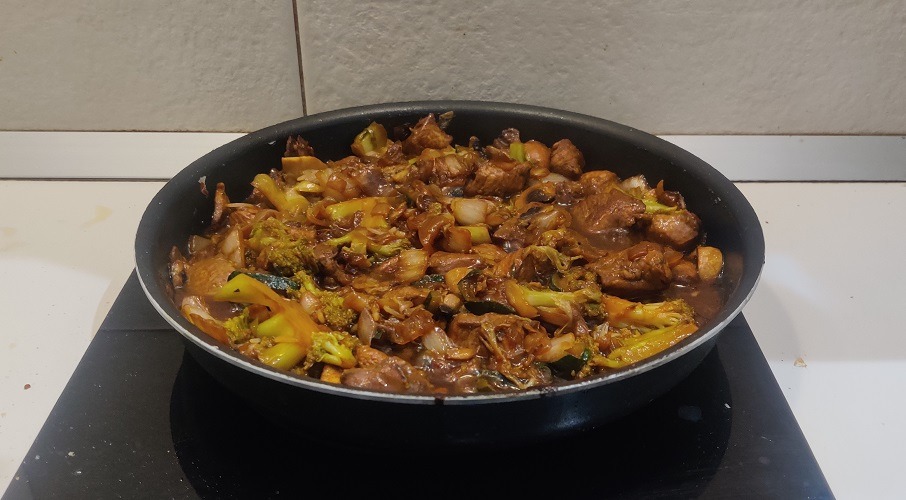 poulet brocoli sauce-huitre et soja