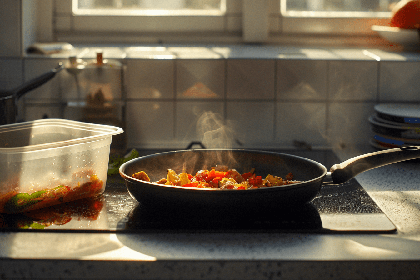 Réchauffer un plat à la Poêle plutôt qu