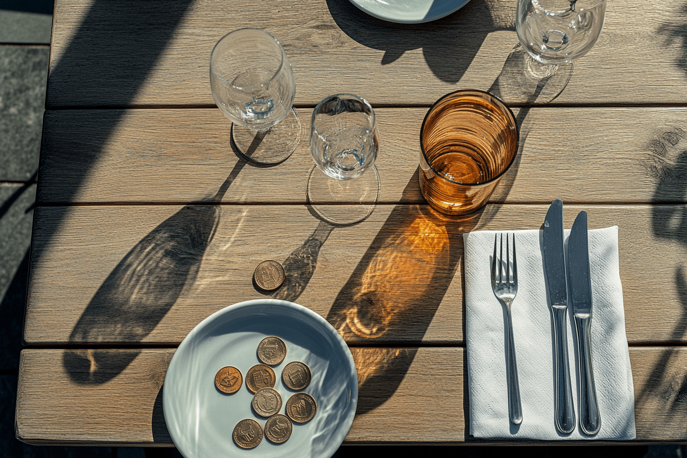 pièces euro restaurant