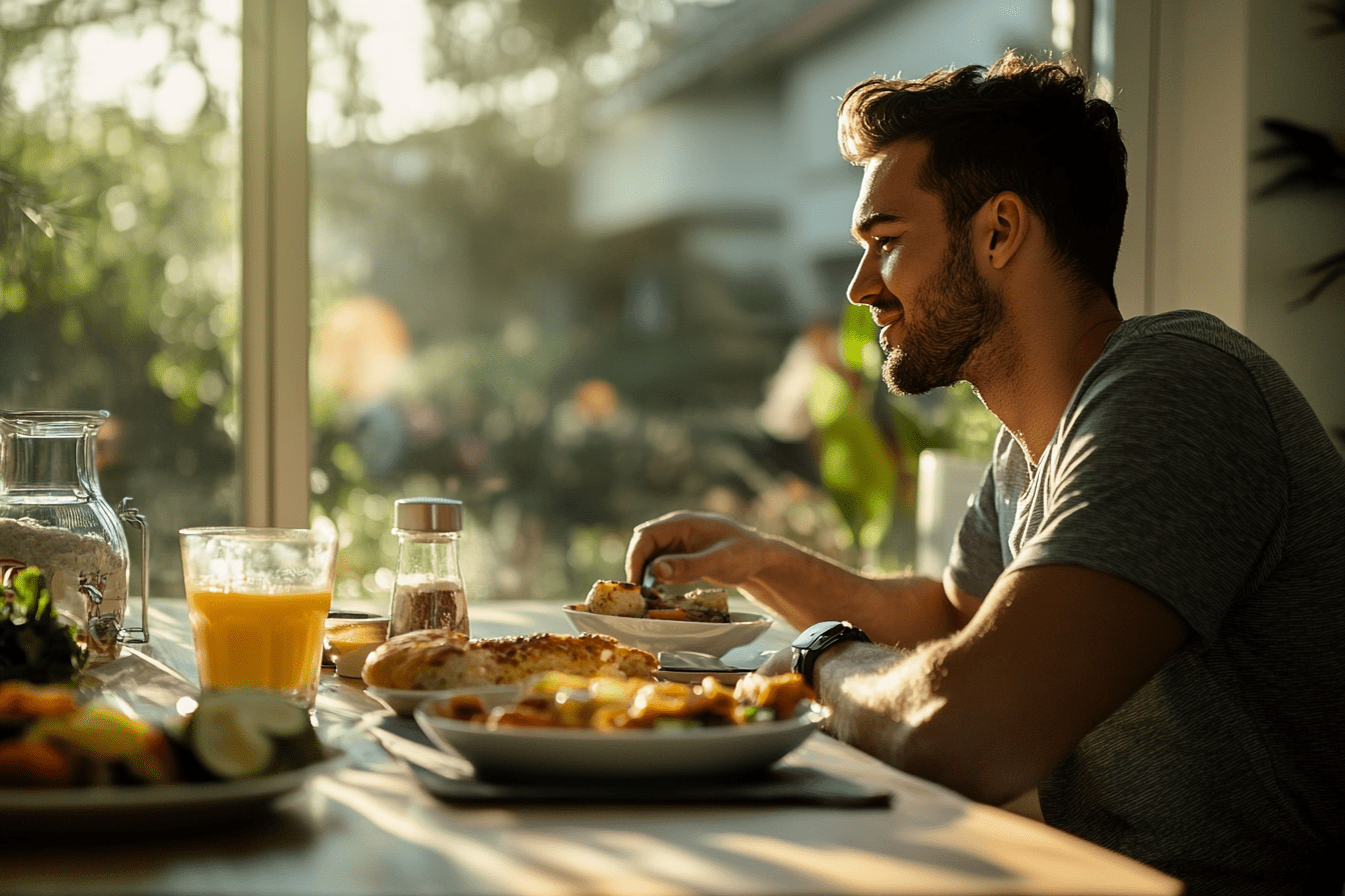 petit déjeuner de sportif