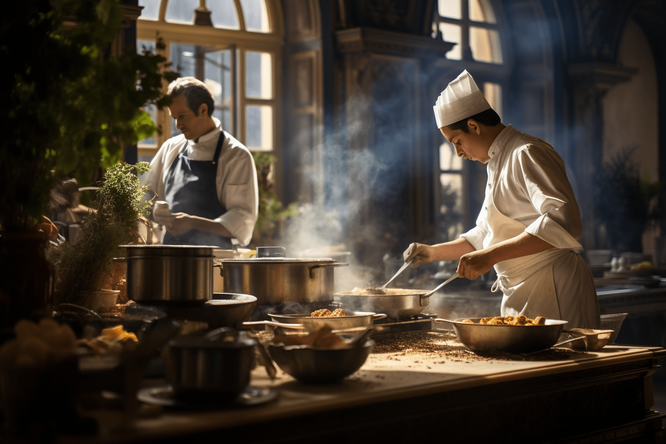 cuisine de restaurant